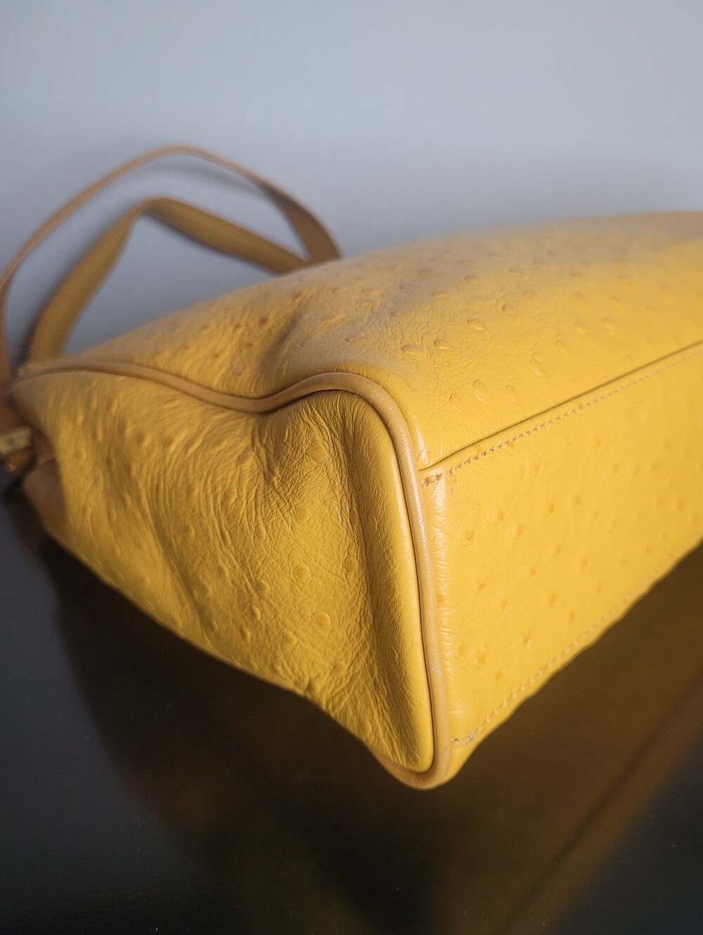 Versace Ostrich Shoulder/Tote Bag - Picture 8 of 16